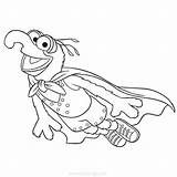 Muppets Gonzo Xcolorings sketch template