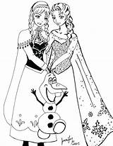 Coloring Elsa Pages Frozen Anna Printable Fever Let Disney Go Print Princess Frost Color Kids Jack Online Animation Movies Characters sketch template