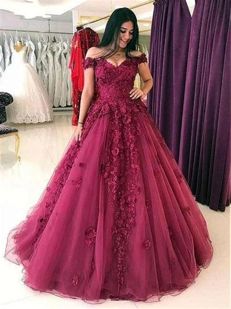 Angelsbridep Off Shoulder Ball Gown Quinceanera Dresses 15 Party Formal