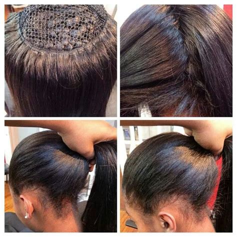 sew  ponytail weave hairstyles weave ponytail