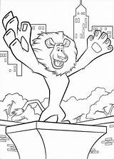 Coloring Alex King Madagascar Pages Color Print Hellokids Movie Printable Cartoon Online Lion Coloriage sketch template