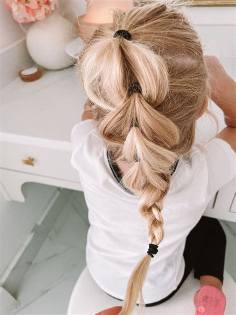 easy braided ponytail tutorial casey wiegand   wiegands
