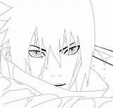 Sasuke Naruto Manga Line Coloring Sharingan Eternal Mangekyou Deviantart Template Pages sketch template