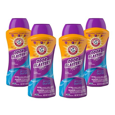 arm and hammer 37 8 oz in wash scent booster fresh burst fabric softener