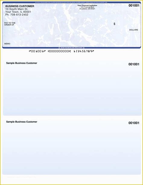 blank business check template     printable personal