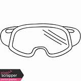 Goggles Safety Drawing Template Eyewear Doodle Graphic Winter Paintingvalley Sketch Clipartmag Clipart sketch template