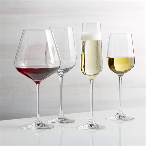 hip wine glasses crate and barrel