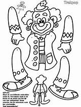 Trekpop Knutselpagina Knutselen Hampelmann Ambachten 1397 Fasching Eens Kleurplaten Clowns Snoep Werkbladen Creatief Afkomstig Verjaardag Circusfeest Zirkus sketch template