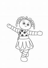 Night Garden Pages Coloring Print Kids sketch template