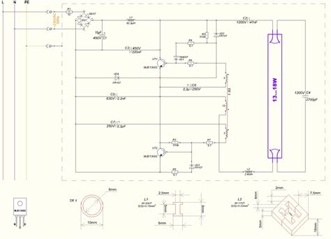 ge electronic ballast   lamp  wiring diagram