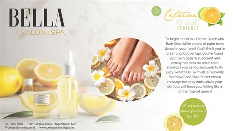 monthly promotions bella salon  spa