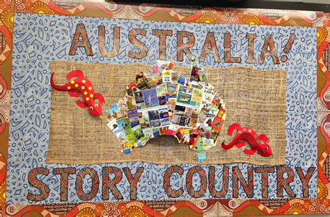 library displays australia story country
