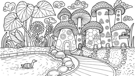coloring pages fantasy adults unleash   imagination