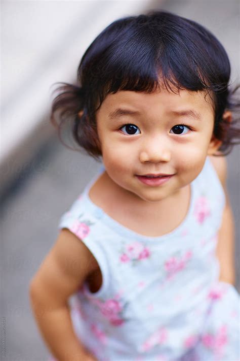 Lovely Little Asian Girl Portrait By Stocksy Contributor Bo Bo
