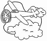 Aerei Wolken Stampare Flugzeug Aereo Kolorowanki Dzieci Samoloty Helikoptery Ausdrucken Designlooter sketch template