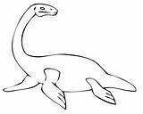 Plesiosaurus Pages Coloring Coloringpagesonly Dinosaurs sketch template