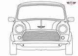 Mini Cooper Coloring Colouring Pages Drawing Draw Drawings Coopers Classic Max Tekening Van Kiezen Bord Printable Designlooter Paintingvalley Jeep sketch template