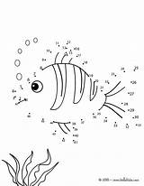 Dot Fish Game Printable Dots Sea Connect Coloring Pages Hellokids Print Life sketch template