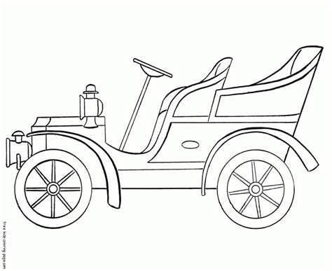 printable antique car coloring page  kids coloring home