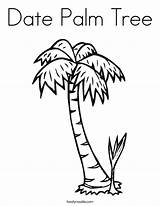 Tree Palm Coloring Date Chicka Boom Pages Noodle Trees Twistynoodle Printable Kids Sheet Built California Usa Pine Sheets Twisty sketch template