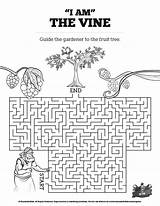 Vine Mazes Lesson Maze Differences Sharefaith sketch template