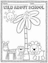 School Coloring First Pages Kindergarten Preschool Back Jungle Theme Writing Color Five Big Printable Activities Colors Beginning Classroom Sheets Drawing sketch template