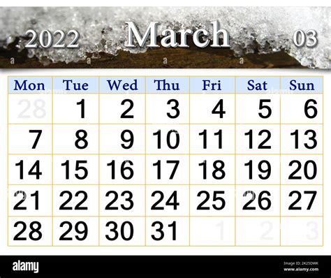 march  calendar  organizer  plan  reminder  nature