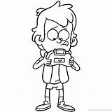 Dipper Xcolorings Cipher sketch template