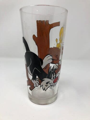 1976 Pepsi Collector Series Looney Tunes Sylvester And Tweety Glass