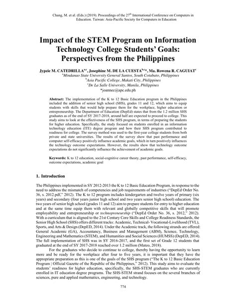 impact   stem program  information technology college