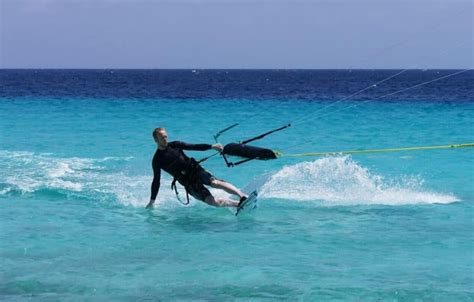 kitesurfen op klein curacao klein curacao