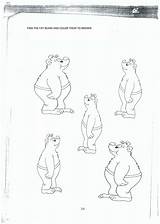 Thin Fat Activity Bears Preschoolactivities sketch template