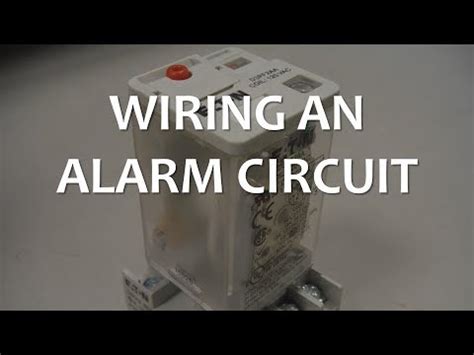 wiring  alarm circuit youtube