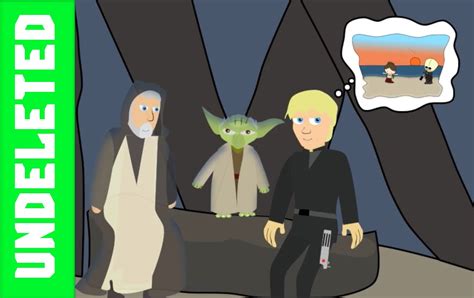Undeleted Scenes Return Of The Jedi Luke And Leia Youtube
