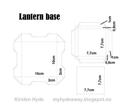 craft  garden tales paper lantern  template  tutorial