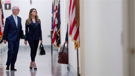 hope hicks ex trump aide rejected many questions at house hearing