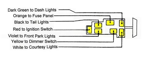 chevrolet headlight switch diagram wiring draw  schematic