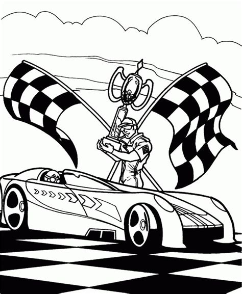 hot wheels coloring pages hot wheels  winner coloring page