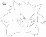 Coloring Gengar Pages Cartoons Poison Donald Duck Ivy sketch template