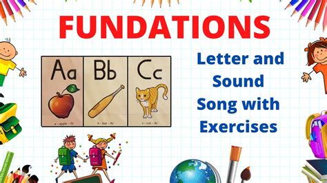 fundations letter sound song  alphabet cards youtube