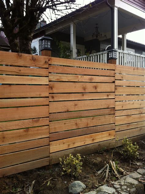 horizontal privacy fence designs references
