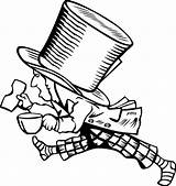 Hat Mad Hatter Coloring Too Big Pages Police Drawing Getdrawings Getcolorings sketch template