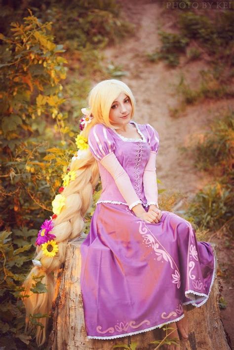 rapunzel cosplay costume adult disney princess the tangled etsy