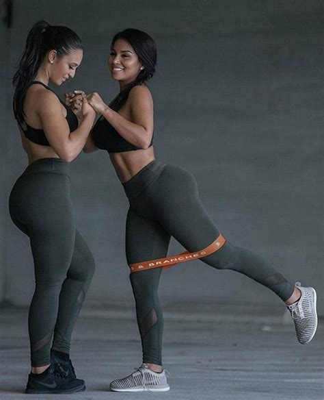 Workout Partners In Matching Gym Outfits Hot Girls In