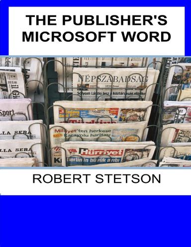 publishers microsoft word