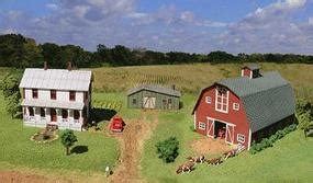 farm  scale model railroad buildings