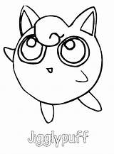 Jigglypuff Coloring Pages Pokemon sketch template