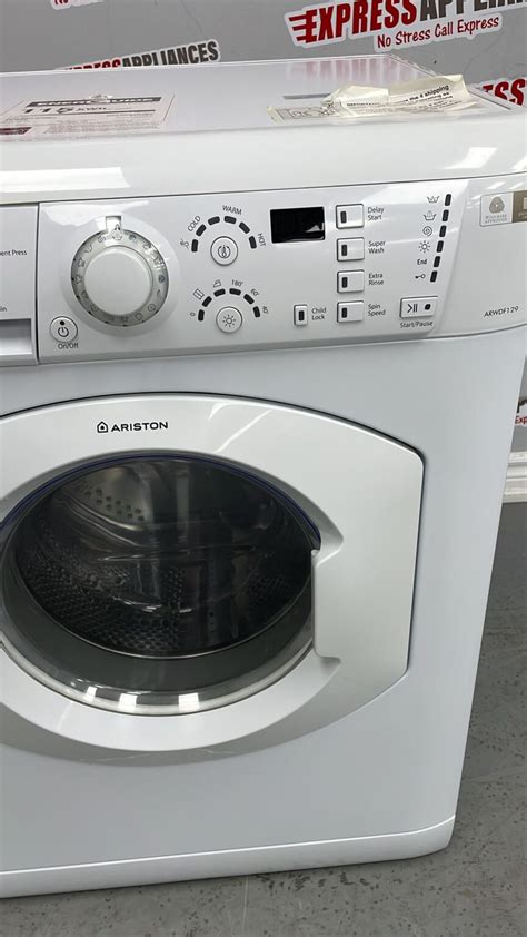 ariston washer dryer combo arwdf  sale express appliances  ariston washer