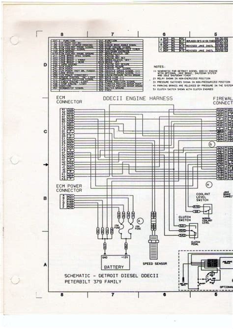 detroit series  ecm wiring diagram pics switch
