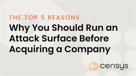 The Top 5 Reasons Why You Should Run An Attack Surface Report Before